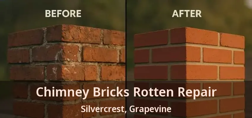 Chimney Bricks Rotten Repair Silvercrest, Grapevine - TX