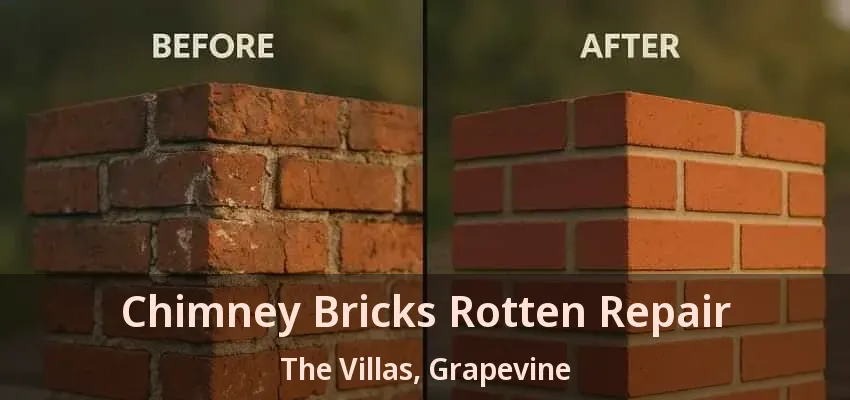 Chimney Bricks Rotten Repair The Villas, Grapevine - TX