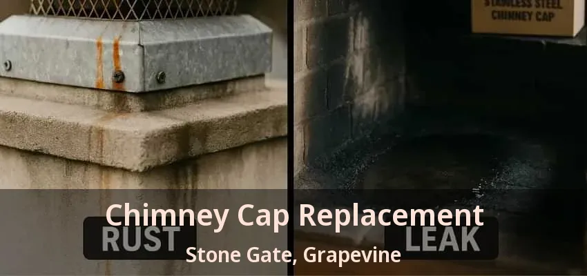 Chimney Cap Replacement Stone Gate, Grapevine - TX