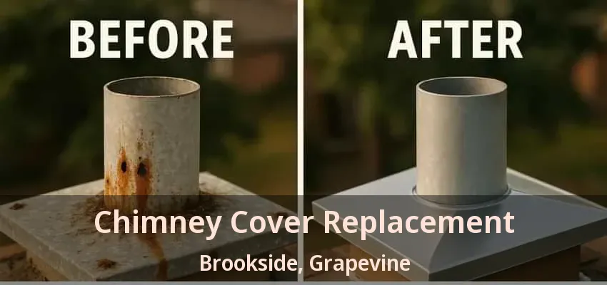 Chimney Cover Replacement Brookside, Grapevine - TX