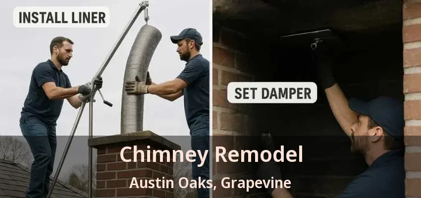 Chimney Remodel Austin Oaks, Grapevine - TX