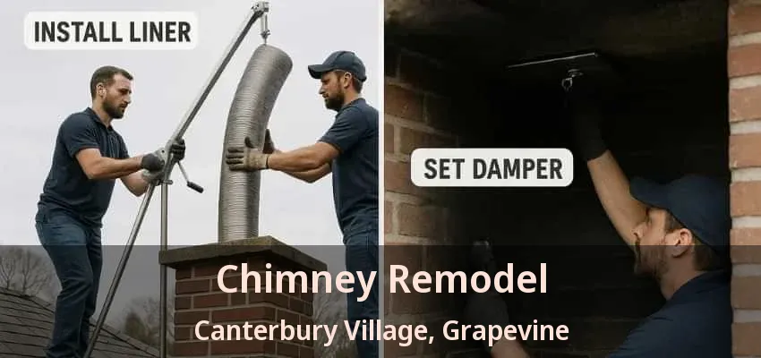 Chimney Remodel Canterbury Village, Grapevine - TX