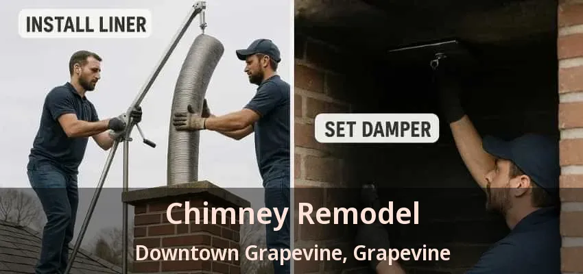 Chimney Remodel Downtown Grapevine, Grapevine - TX