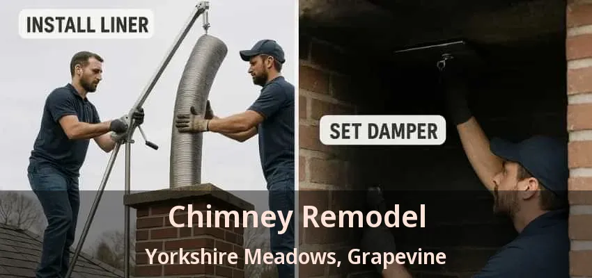 Chimney Remodel Yorkshire Meadows, Grapevine - TX