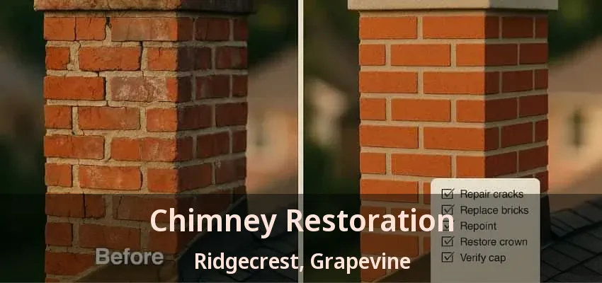 Chimney Restoration Ridgecrest, Grapevine - TX