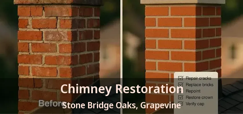 Chimney Restoration Stone Bridge Oaks, Grapevine - TX
