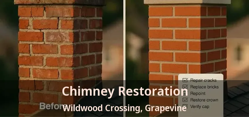 Chimney Restoration Wildwood Crossing, Grapevine - TX