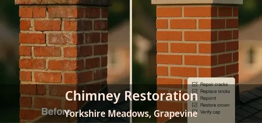 Chimney Restoration Yorkshire Meadows, Grapevine - TX