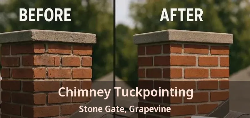 Chimney Tuckpointing Stone Gate, Grapevine - TX