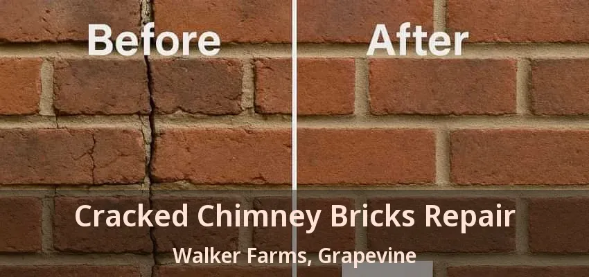Cracked Chimney Bricks Repair Walker Farms, Grapevine - TX