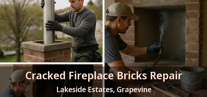 Cracked Fireplace Bricks Repair Lakeside Estates, Grapevine - TX