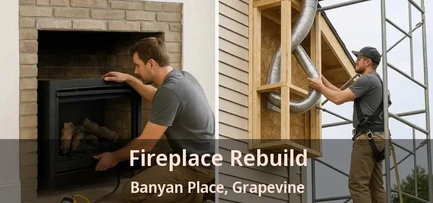 Fireplace Rebuild Banyan Place, Grapevine - TX