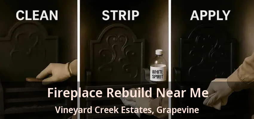 Fireplace Rebuild Near Me Vineyard Creek Estates, Grapevine - TX