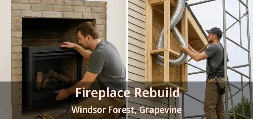 Fireplace Rebuild Windsor Forest, Grapevine - TX