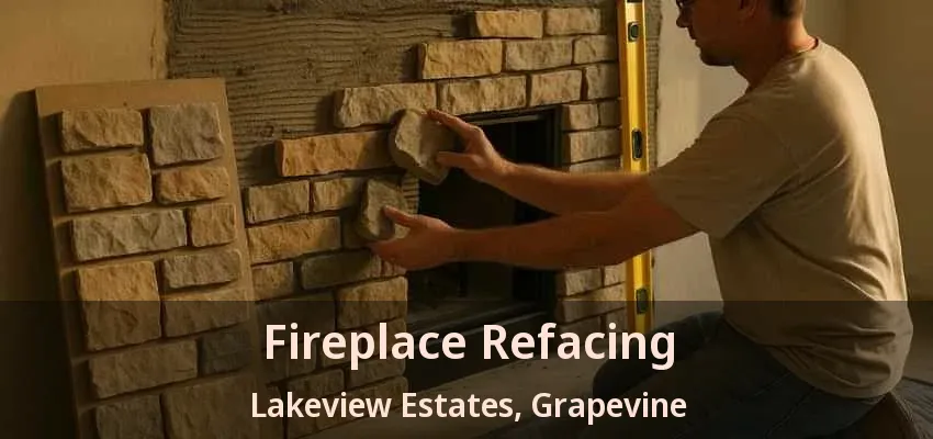Fireplace Refacing Lakeview Estates, Grapevine - TX