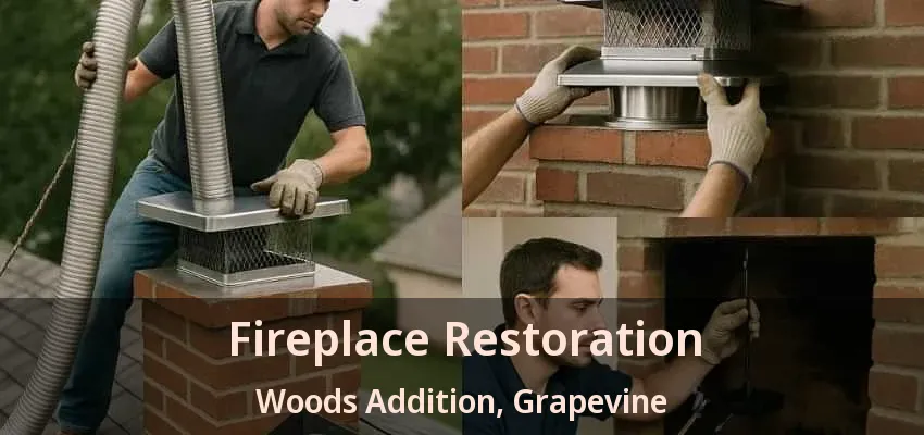 Fireplace Restoration Woods Addition, Grapevine - TX