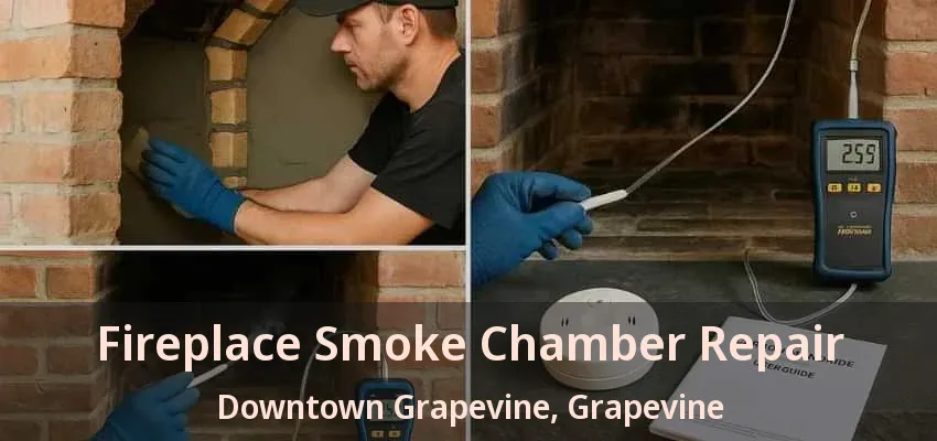Fireplace Smoke Chamber Repair Downtown Grapevine, Grapevine - TX
