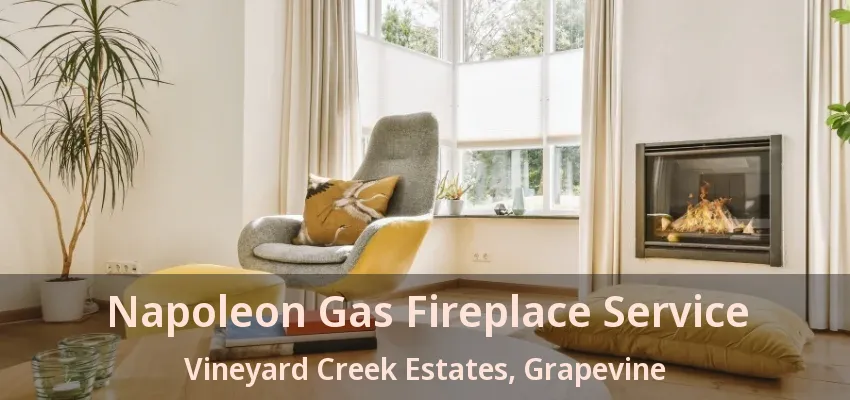 Napoleon Gas Fireplace Service Vineyard Creek Estates, Grapevine - TX
