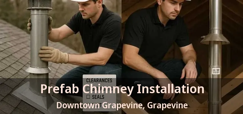 Prefab Chimney Installation Downtown Grapevine, Grapevine - TX