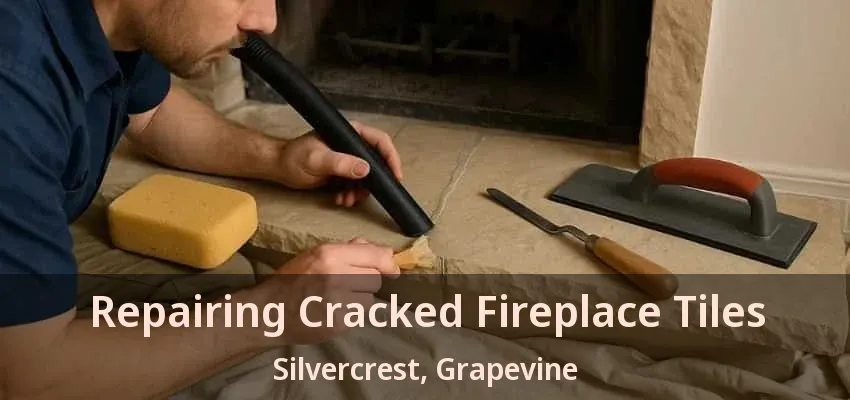 Repairing Cracked Fireplace Tiles Silvercrest, Grapevine - TX